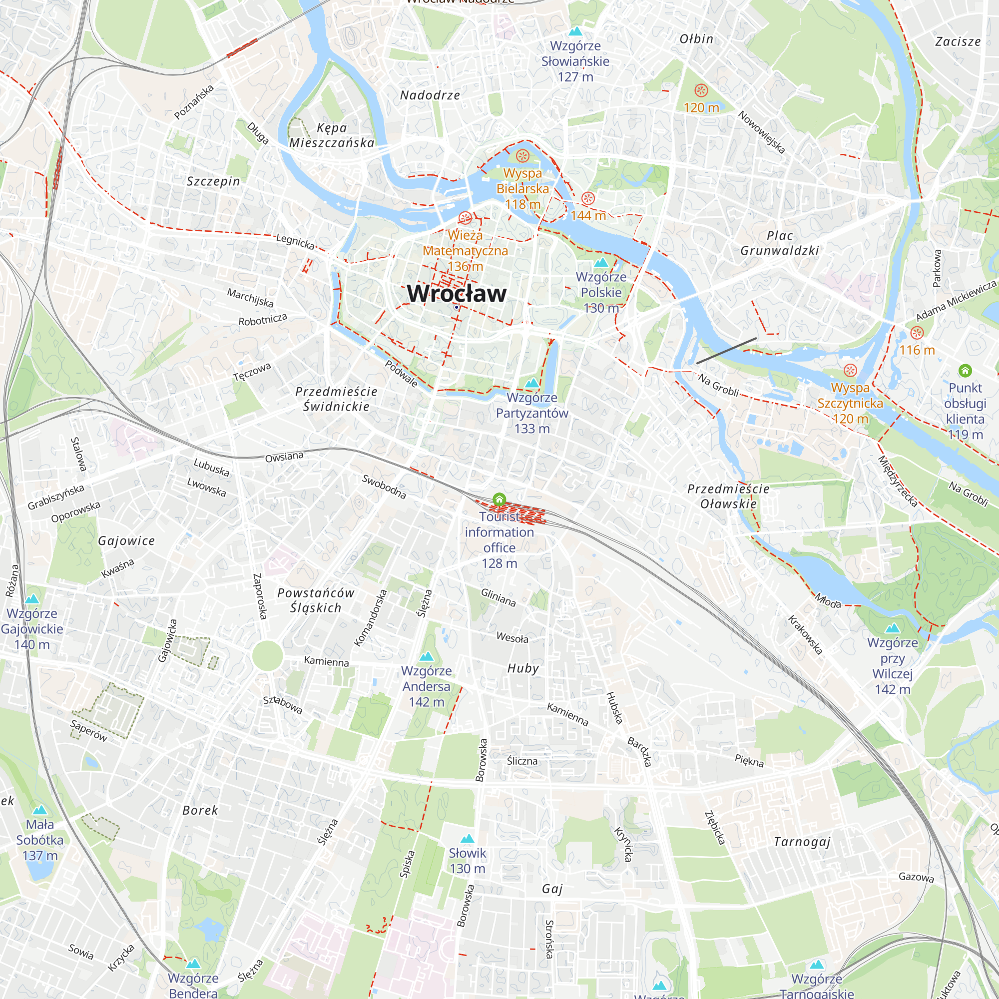 Tourist information office map