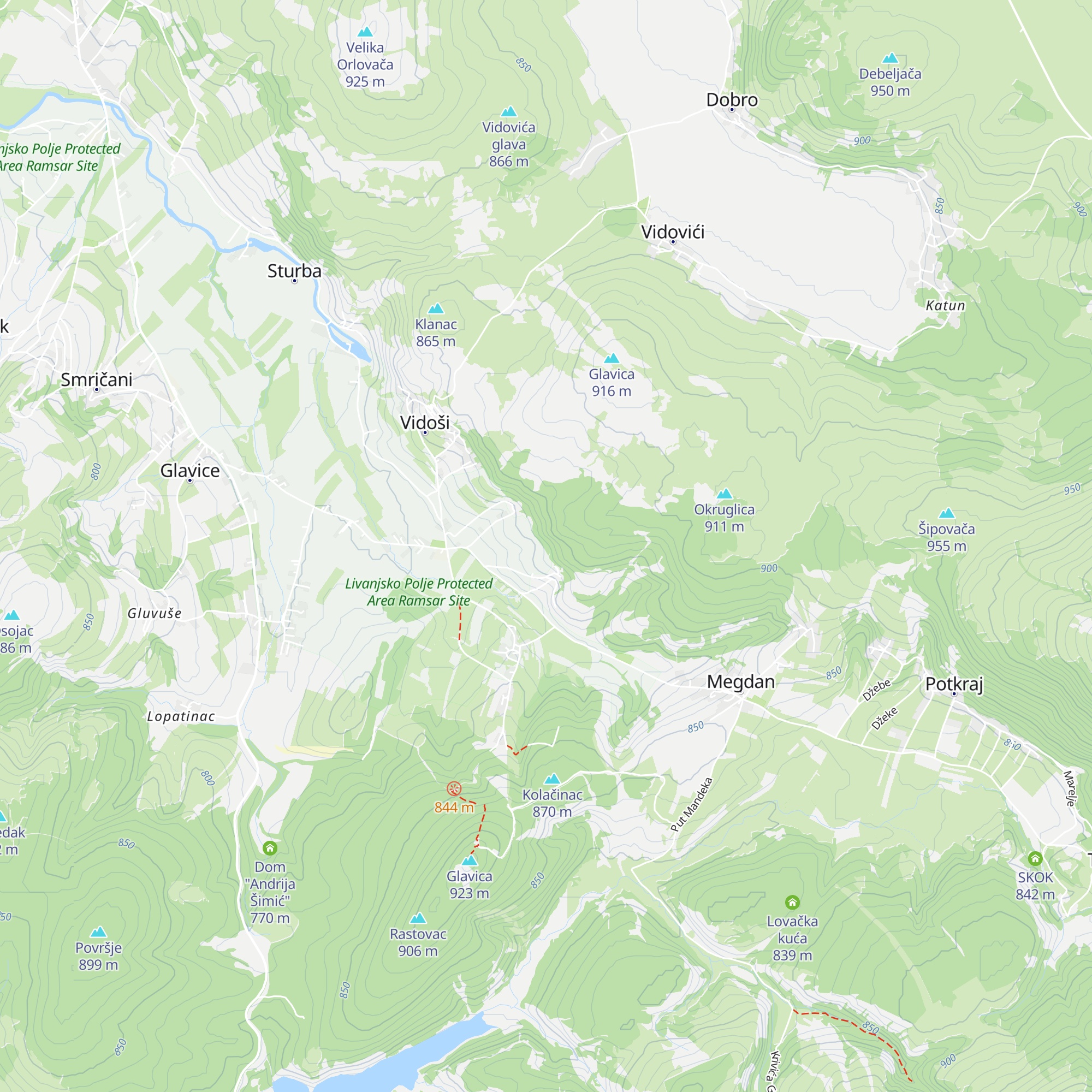 Bandovljeva kuća map