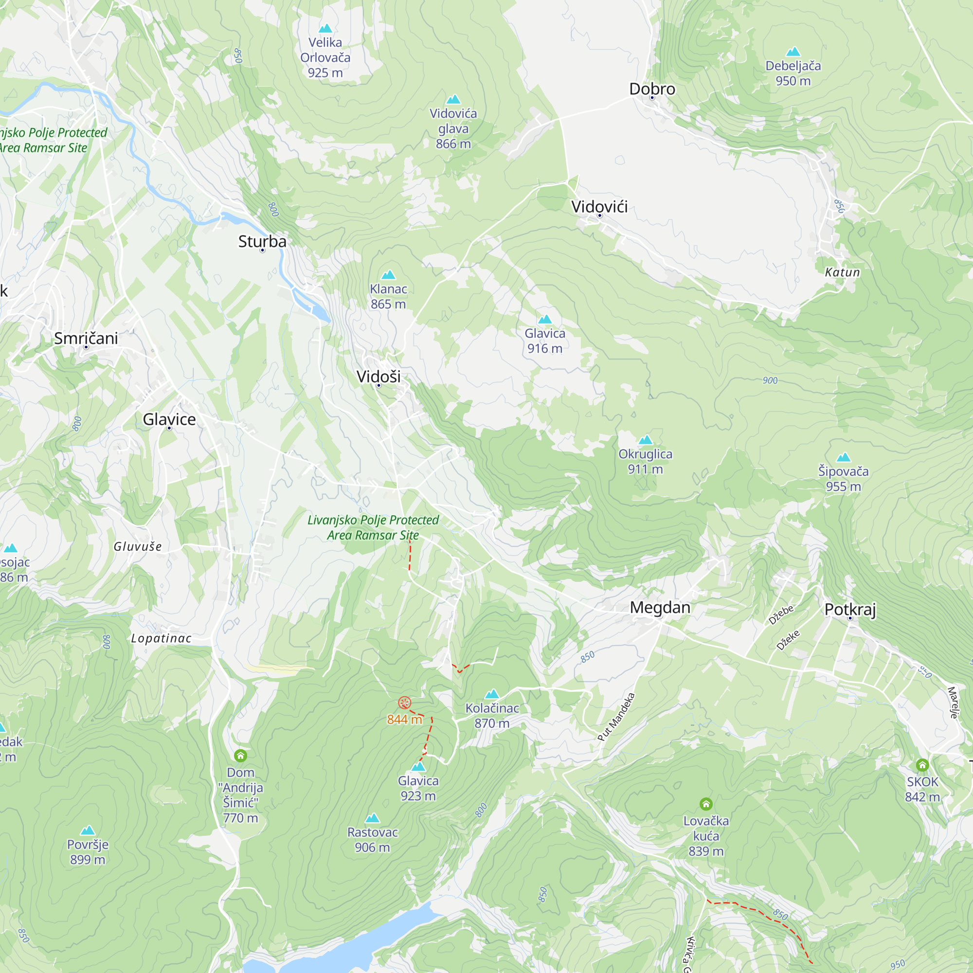 Bandovljeva kuća map