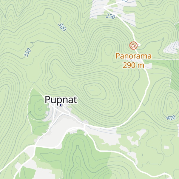 Map of Veli vrh