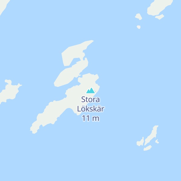 Map of Stora Lökskär