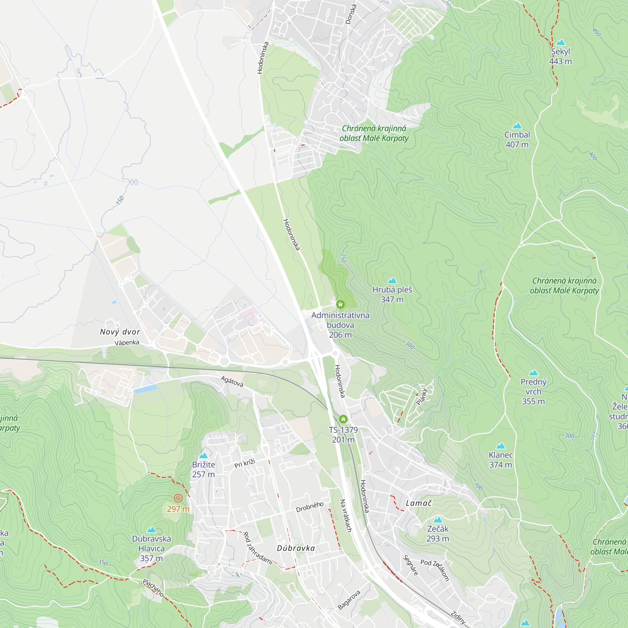 Diner Lamač map