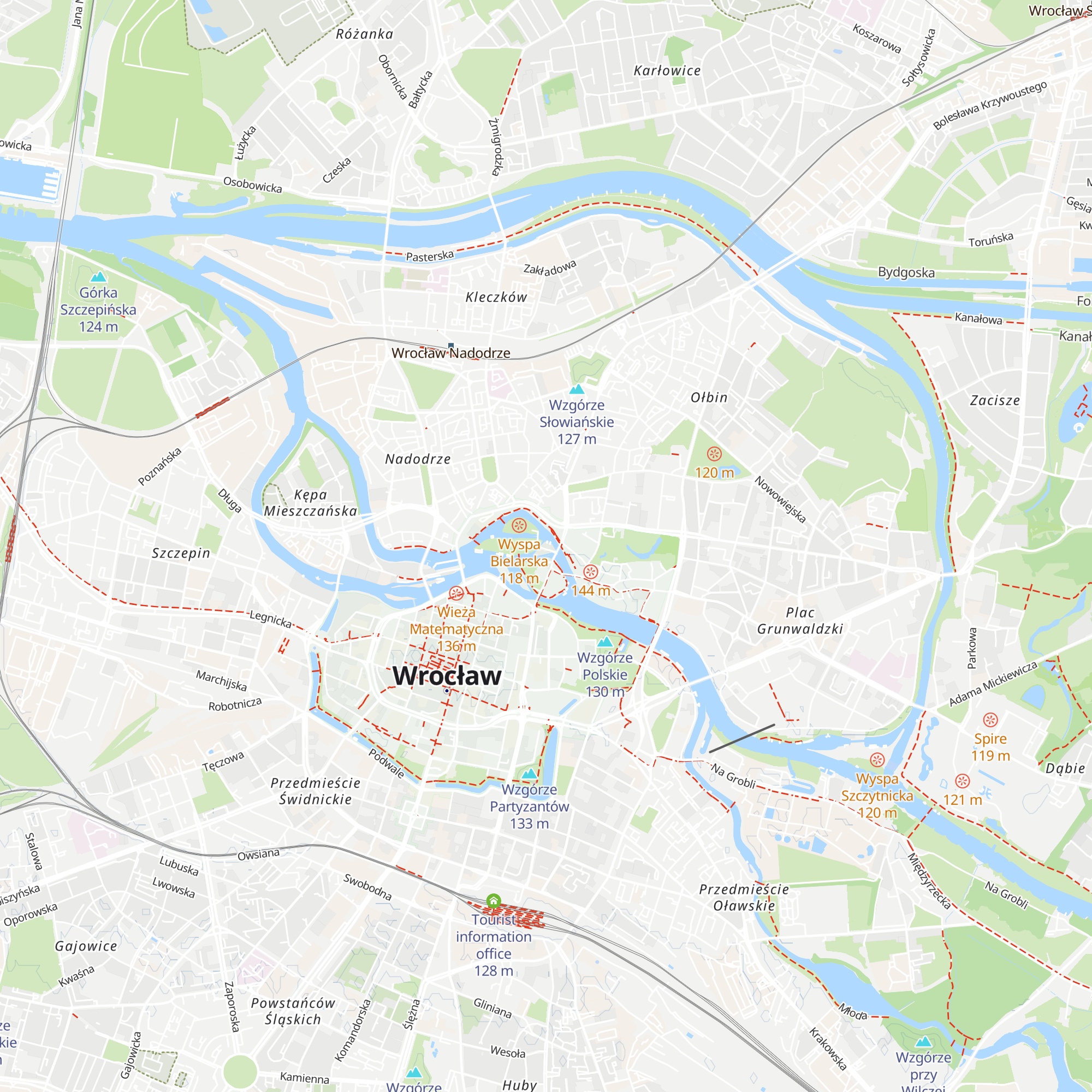 Schronisko Na Wyspie map