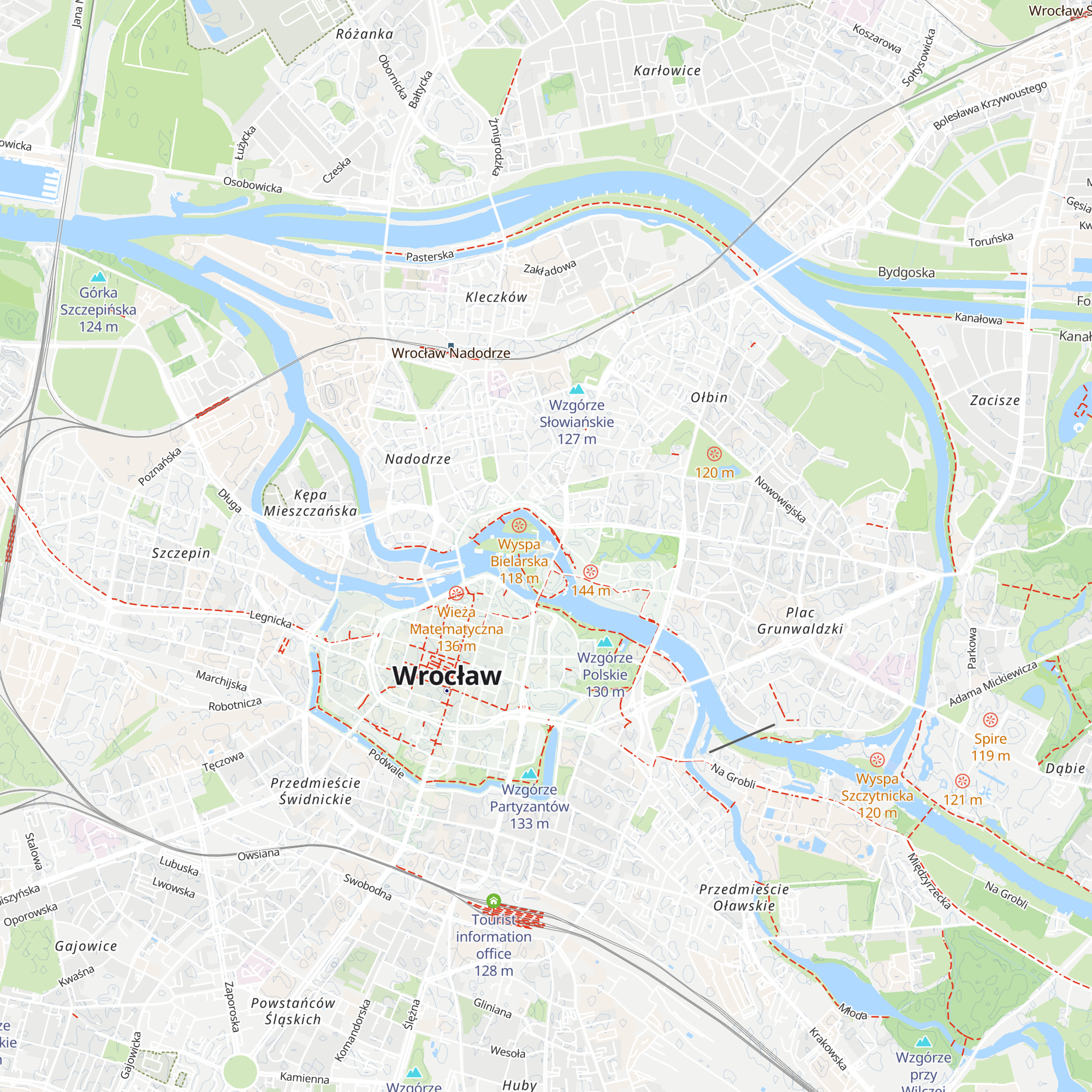 Schronisko Na Wyspie map