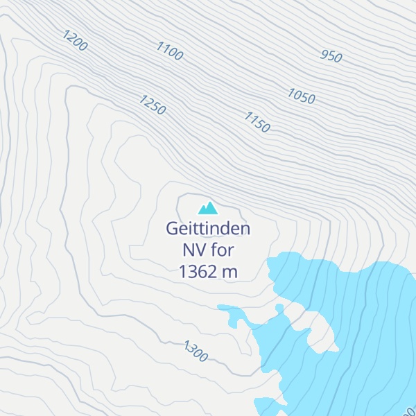 Map of Geittinden NV for