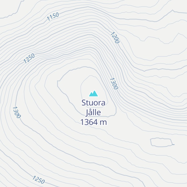 Map of Stuora Jålle