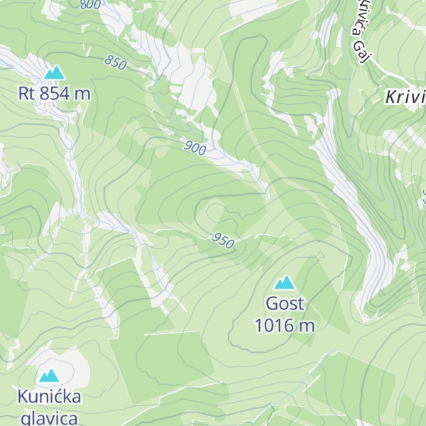 Map of Plandovička Glavica