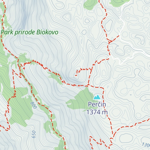 Map of Planinarski dom 'Toni Roso' Vošac