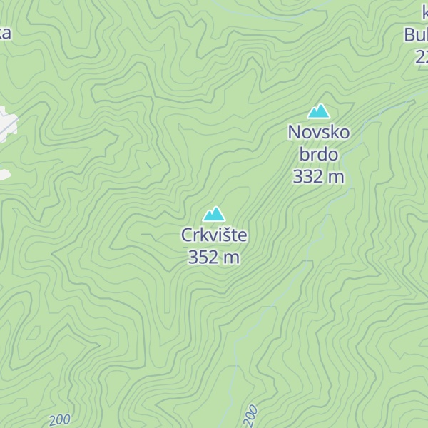 Map of Crkvište