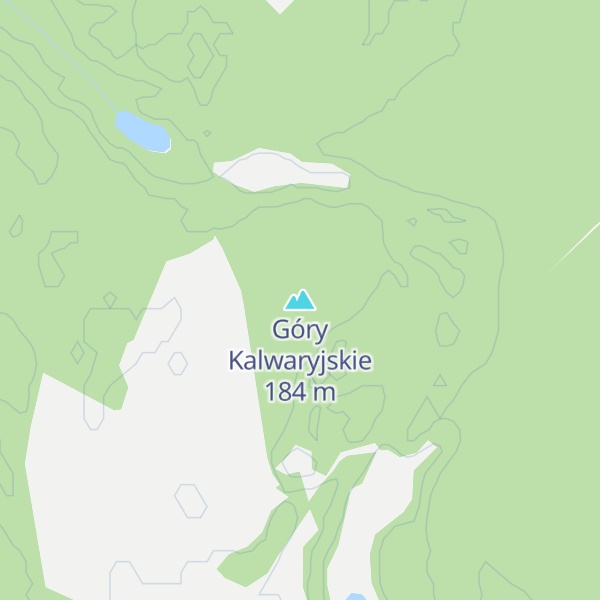Map of Góry Kalwaryjskie