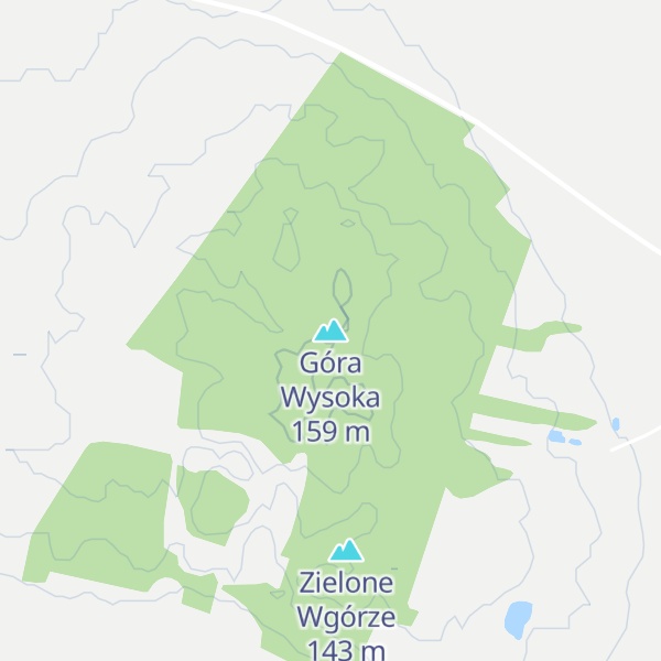 Map of Góra Wysoka