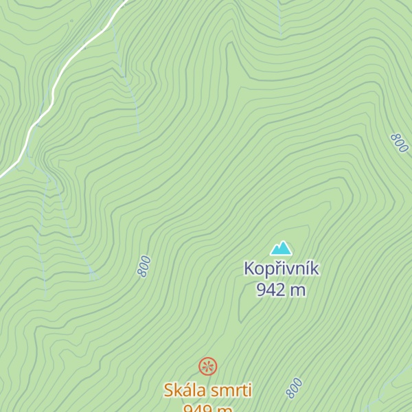 Map of Chata Na Treplu