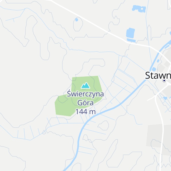 Map of Świerczyna Góra