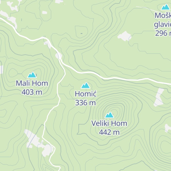 Map of Homić
