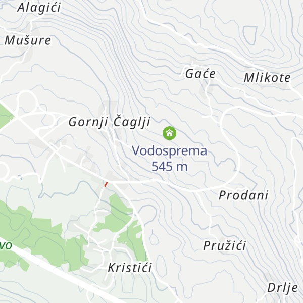 Map of Lovački dom
