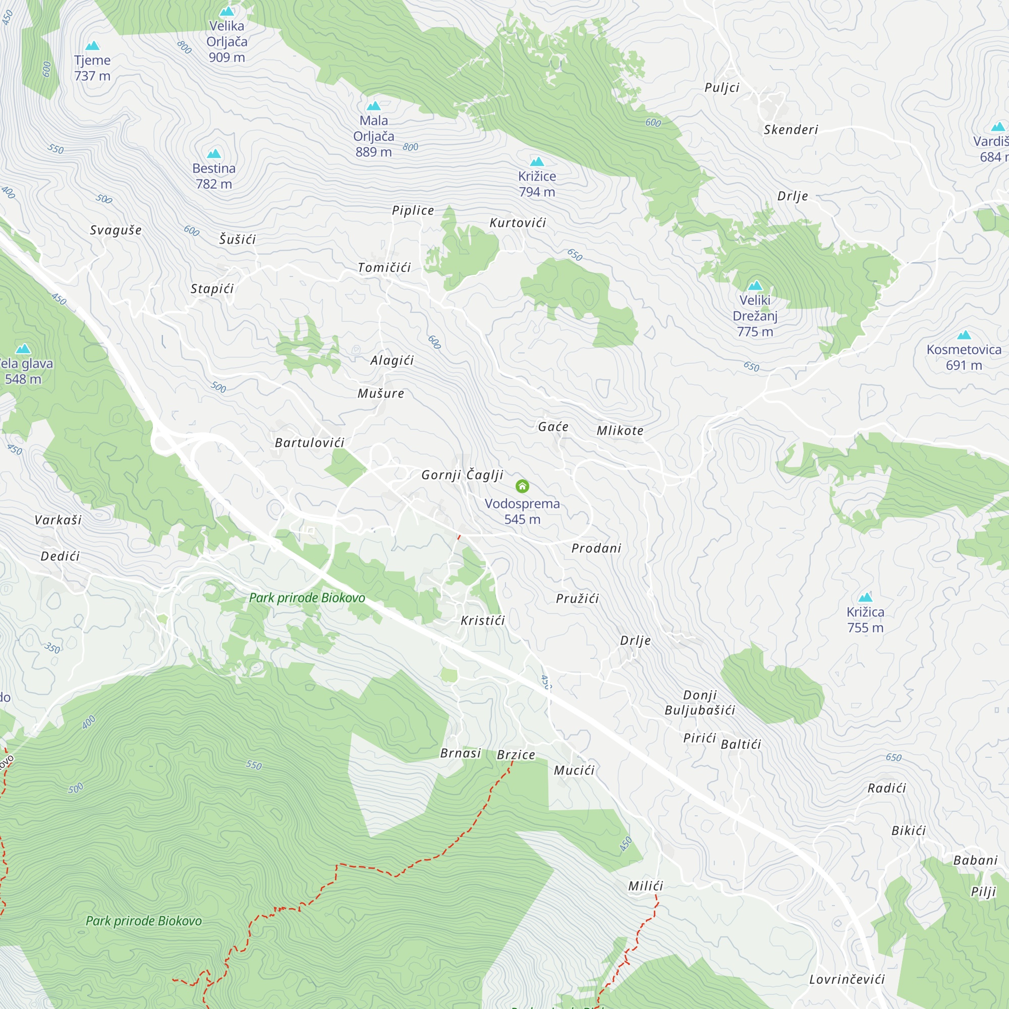 Lovački dom map