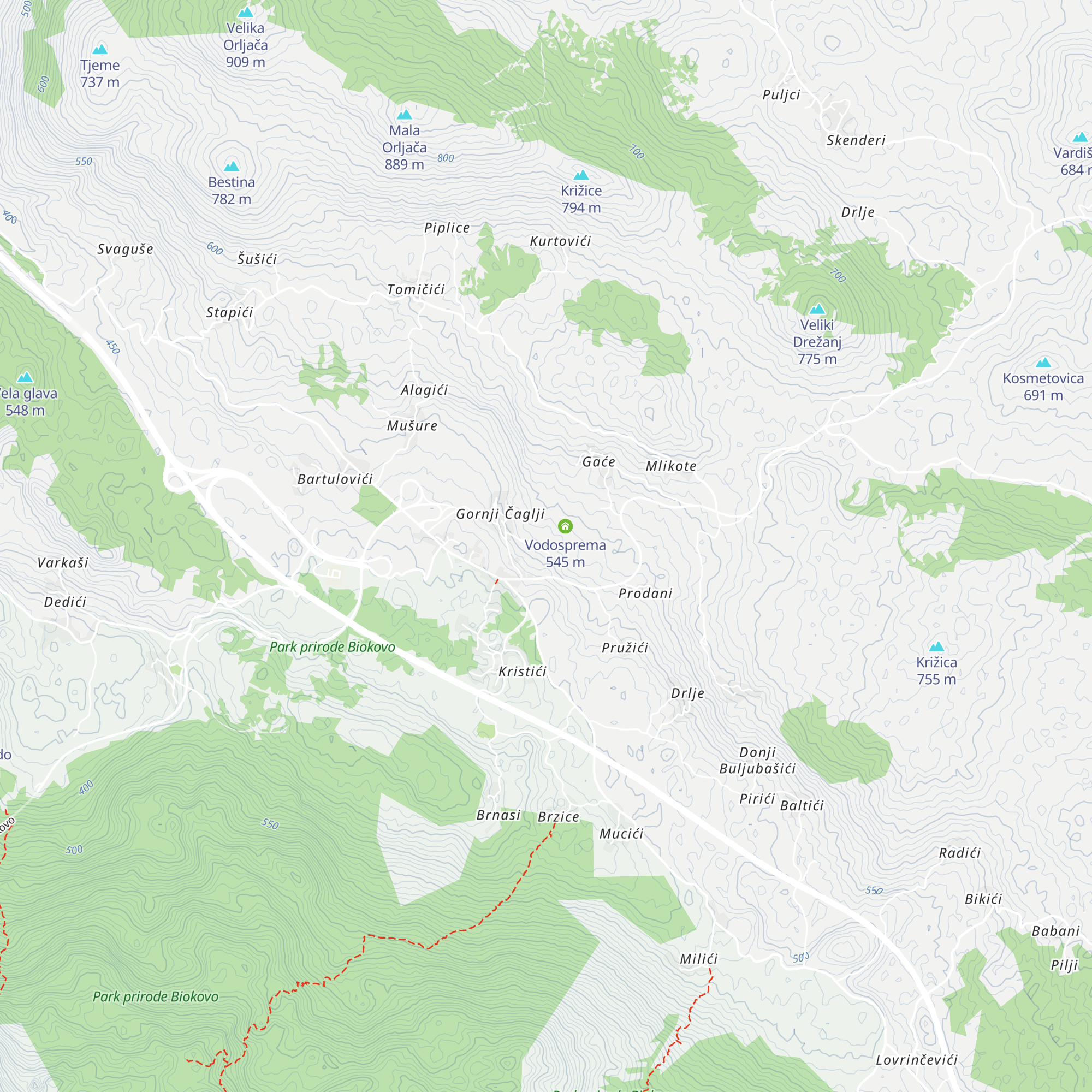 Lovački dom map