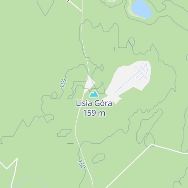 Map of Lisia Góra