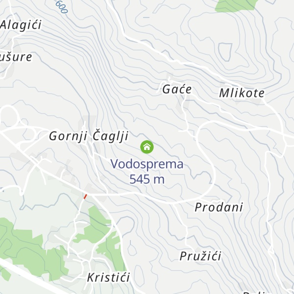 Map of Vodosprema