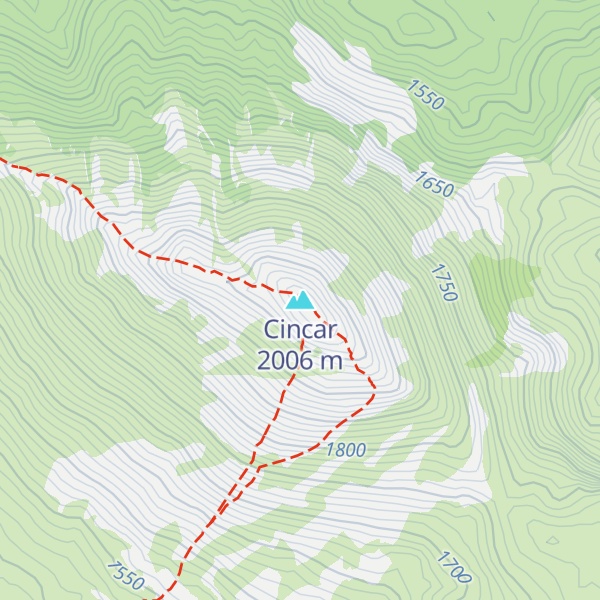 Map of Cincar