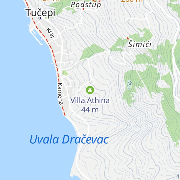 Map of Villa Athina