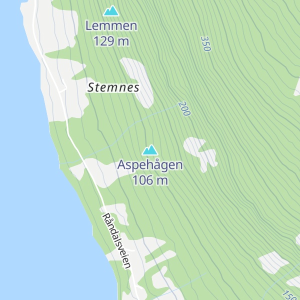 Map of Aspehågen
