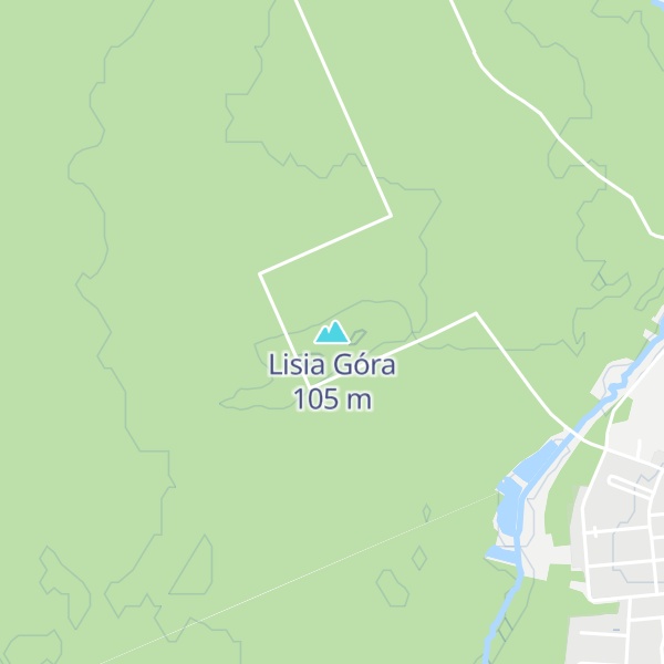 Map of Lisia Góra