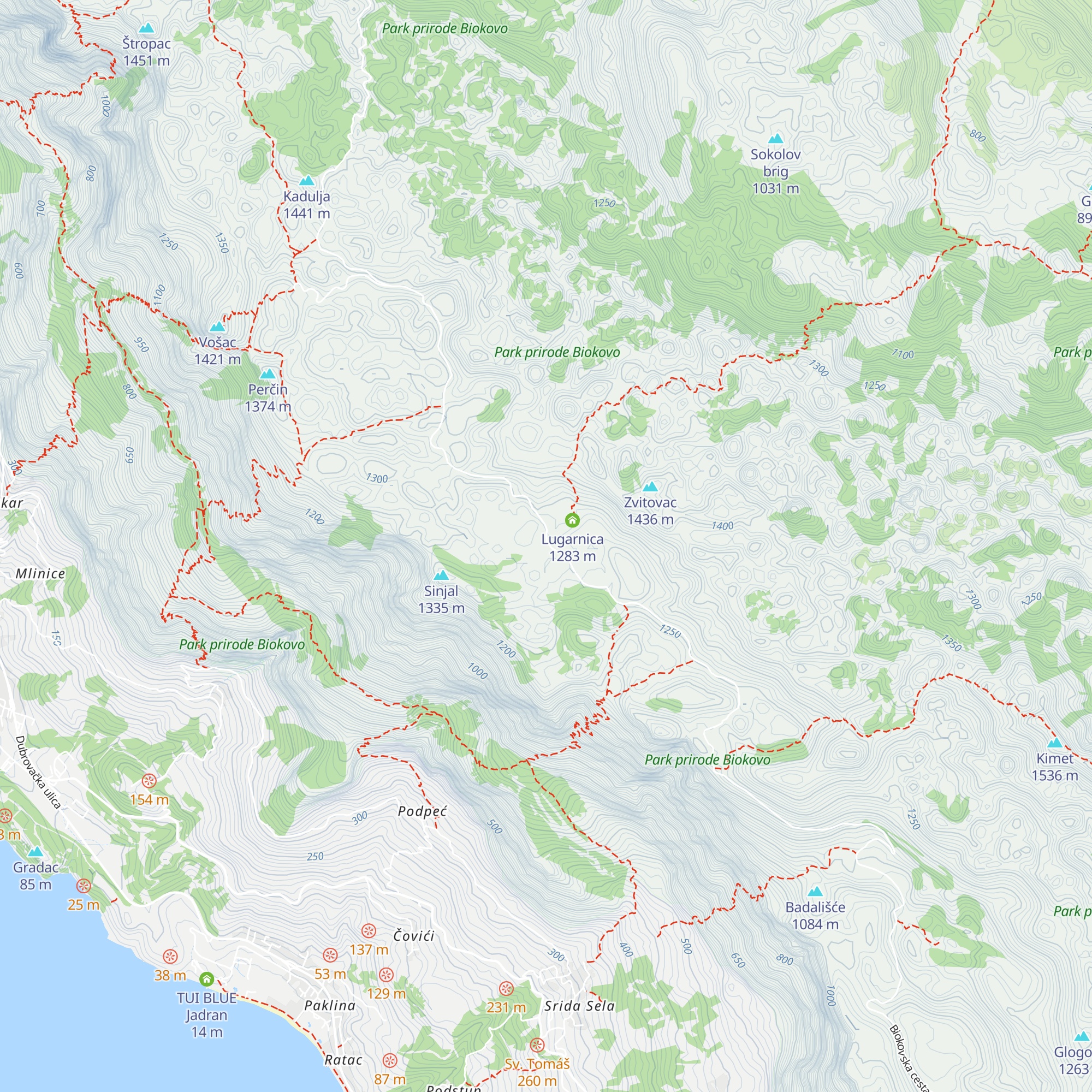Planinska kuća Pod javorom map