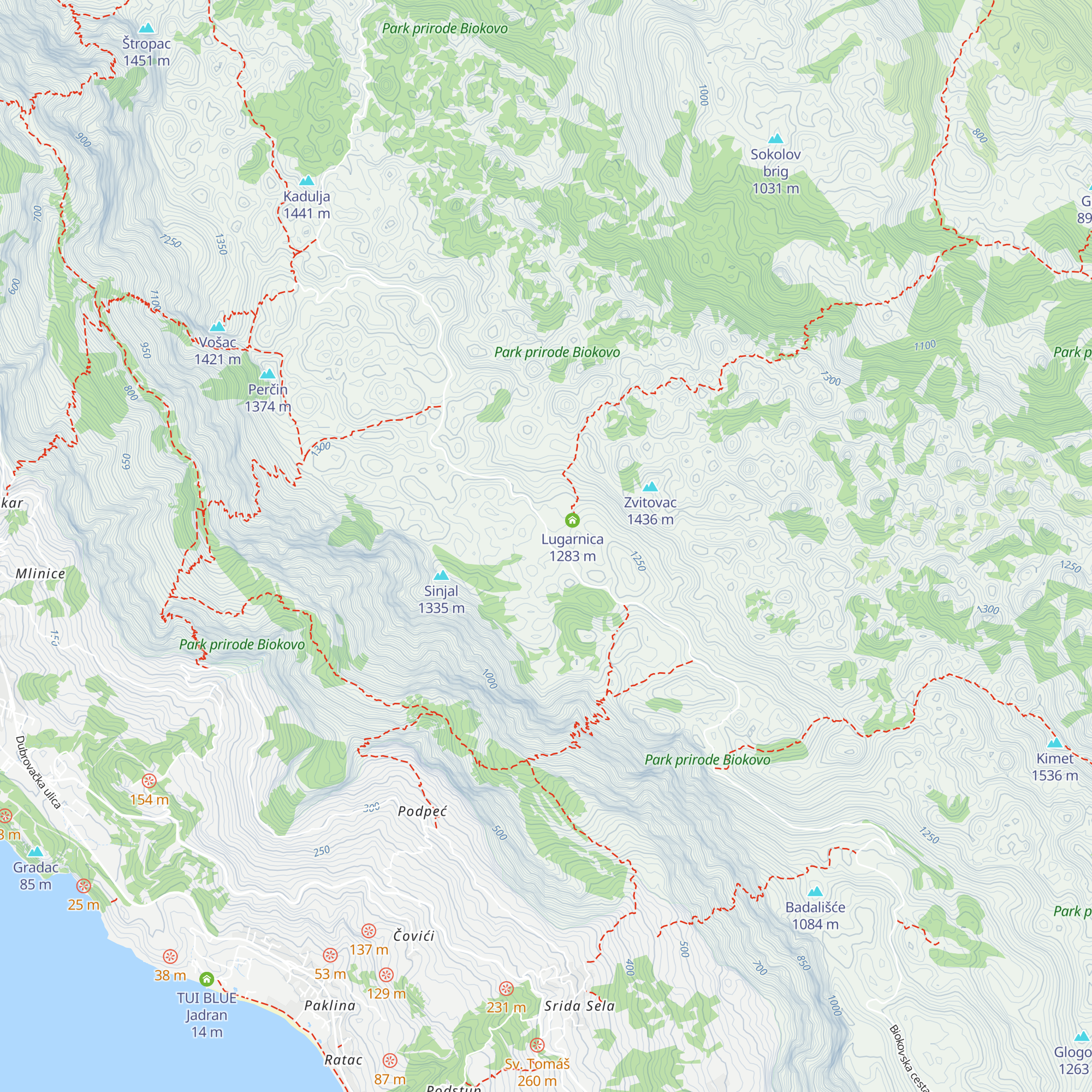 Planinska kuća Pod javorom map