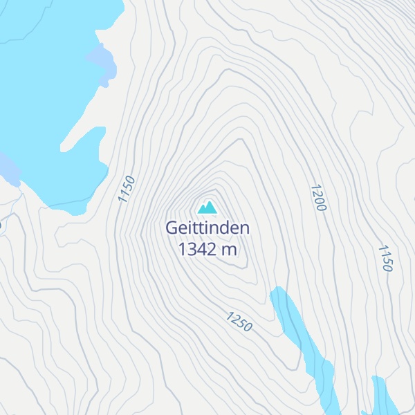Map of Geittinden