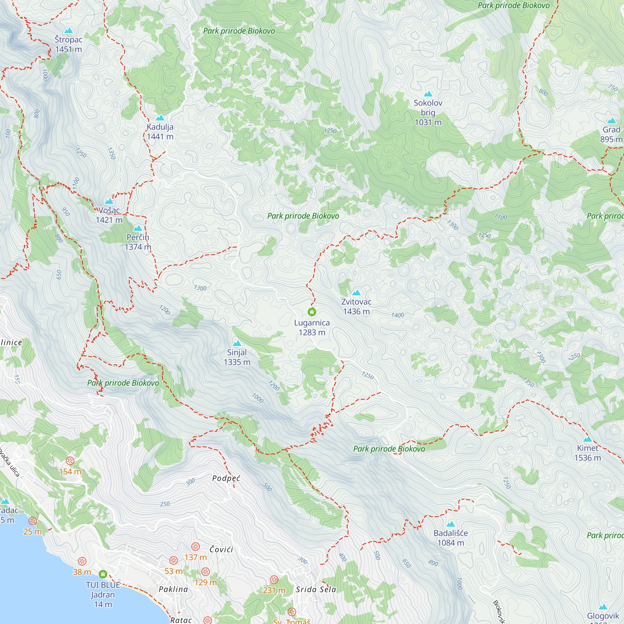 Lugarnica map