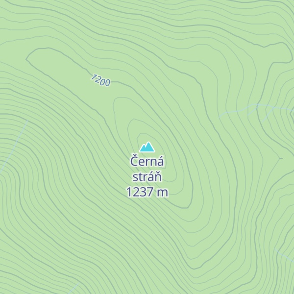 Map of Černá stráň
