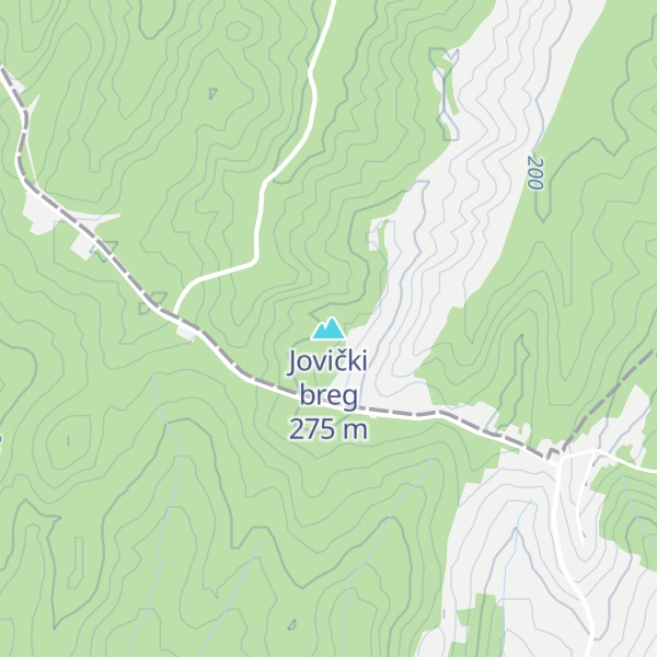 Map of Jovički breg