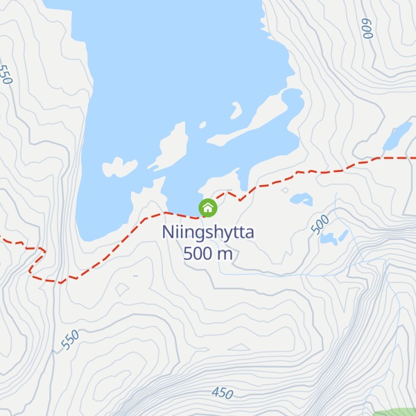 Map of Niingshytta