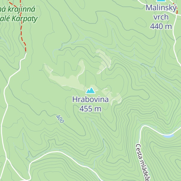 Map of Hrabovina