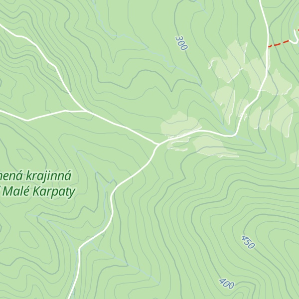 Map of Červený domček