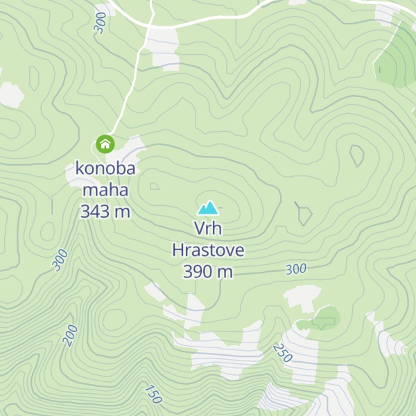 Map of Vrh Hrastove