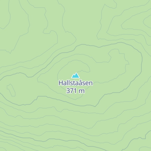 Map of Hallstaåsen