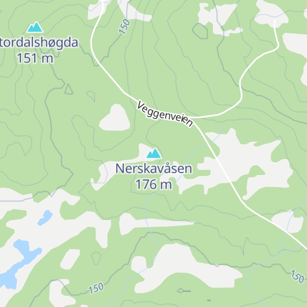 Map of Nerskavåsen