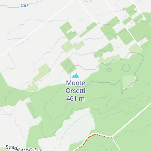 Map of Monte Orsetti