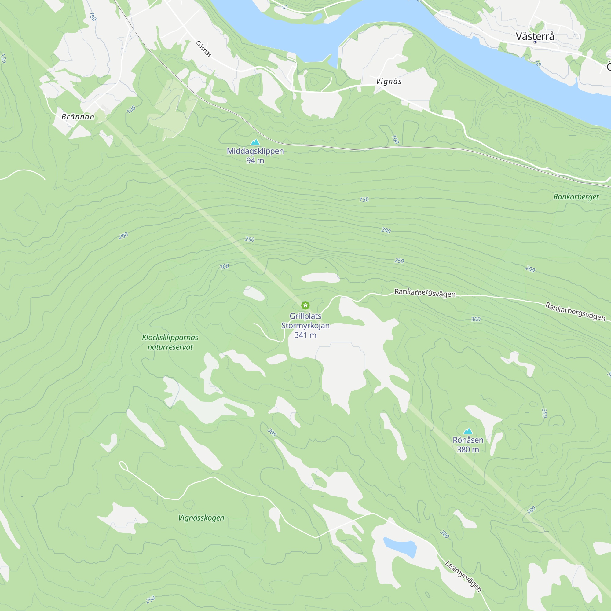 Grillplats Stormyrkojan map