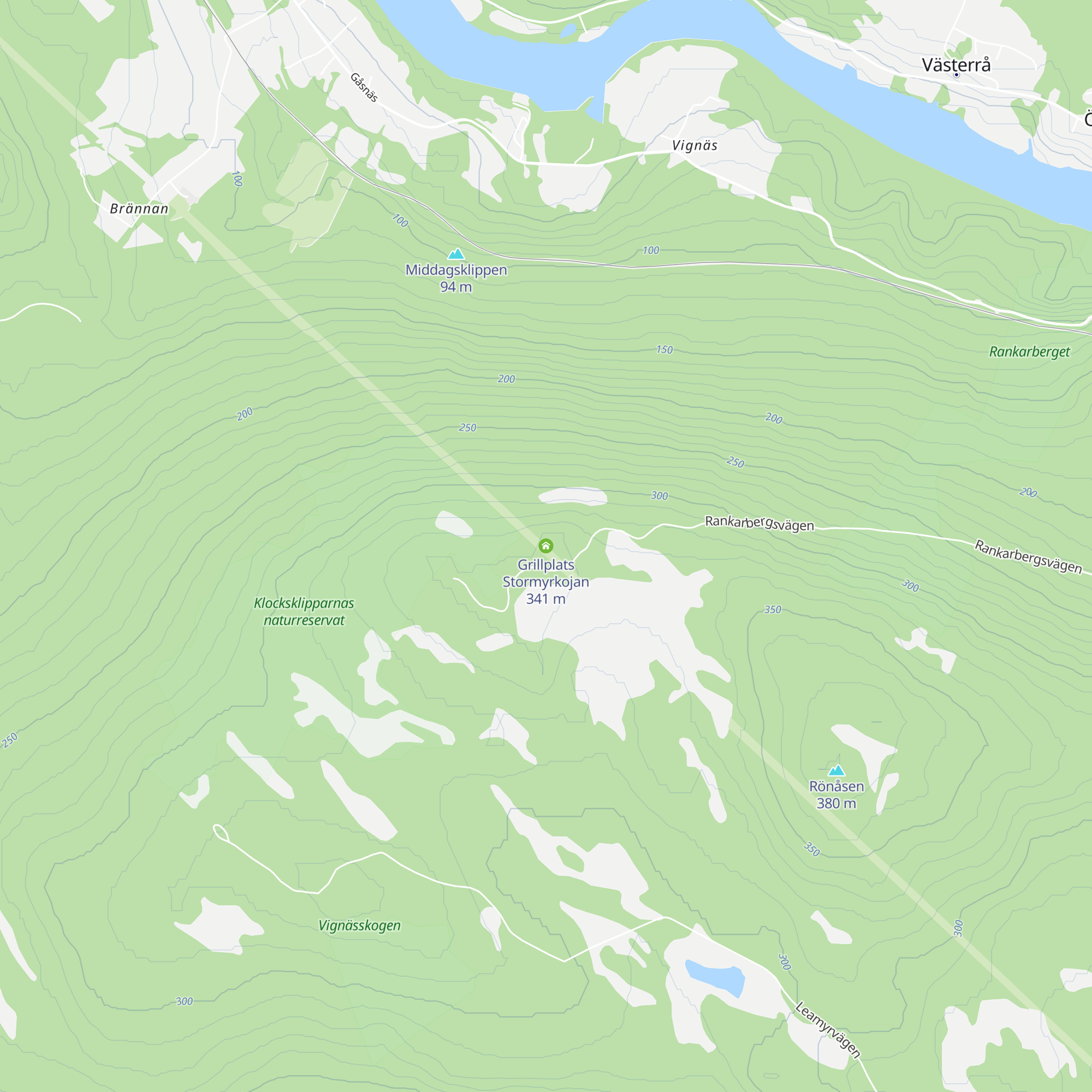Grillplats Stormyrkojan map