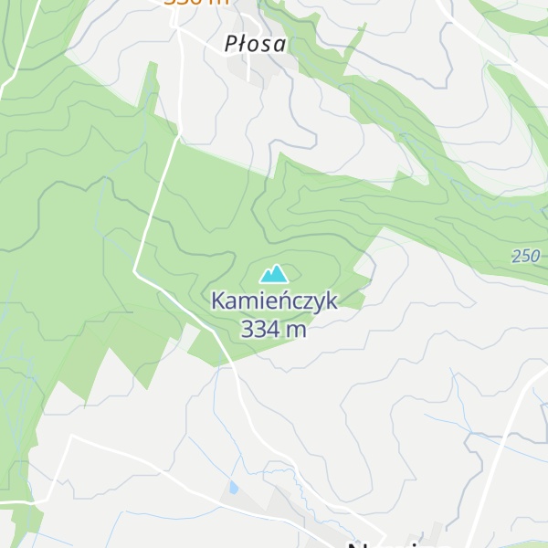 Map of Kamieńczyk
