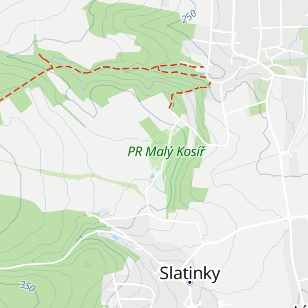 Map of Malý Kosíř
