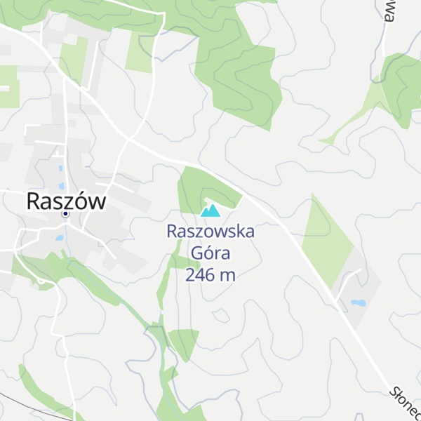 Map of Raszowska Góra