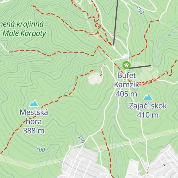 Map of Kamzík