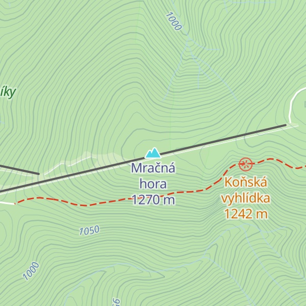 Map of Mračná hora
