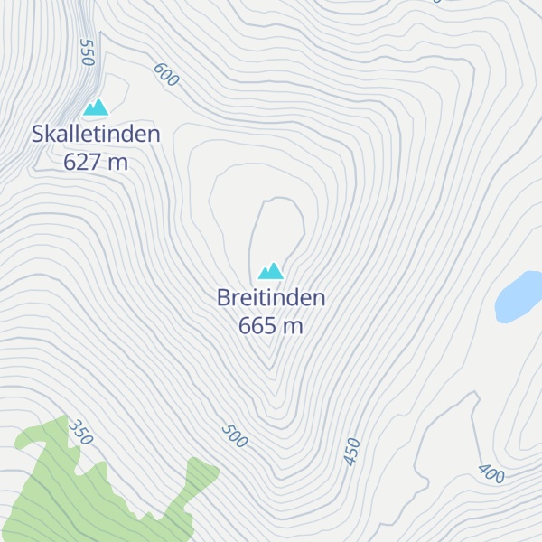 Map of Breitinden
