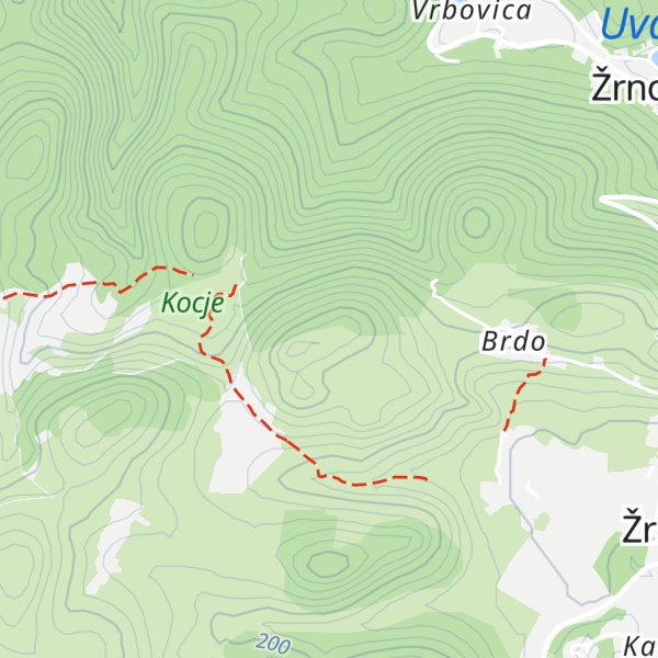 Map of Unišća