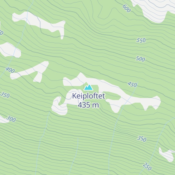 Map of Kvartsfjellet